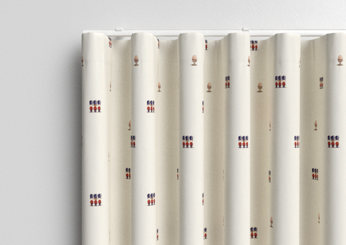 Kings Breakfast, Mini Kingsmen - Made to Measure Curtains - Image 13